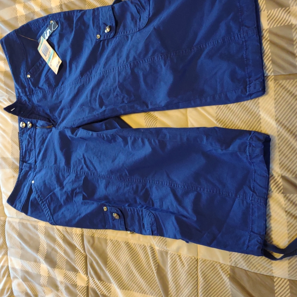 Inc Women's Cargo pants 8P, blue NWT